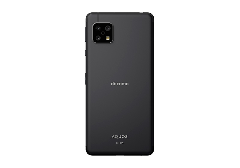 AQUOS sense4 SH-41A ブラック 背面外観