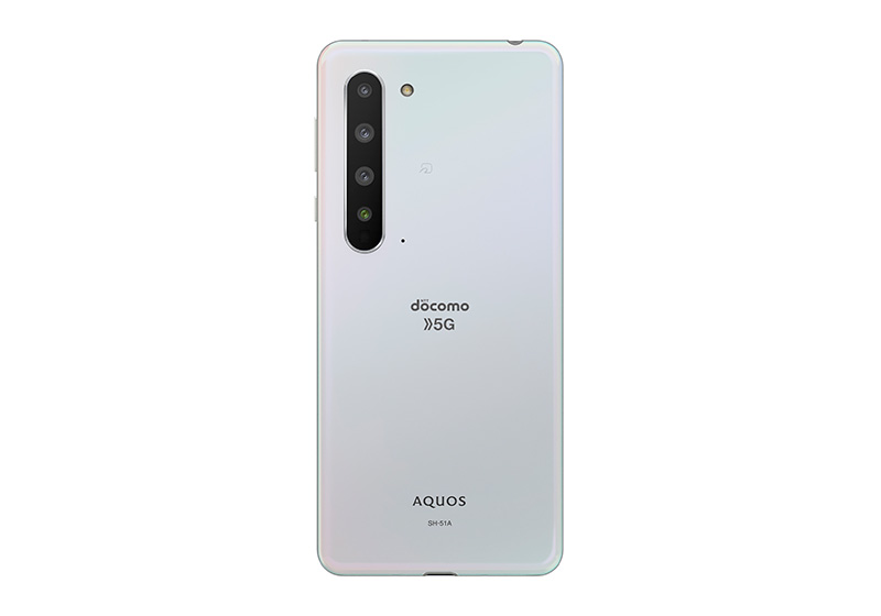 AQUOS R5G SH-51A オーロラホワイト 背面外観