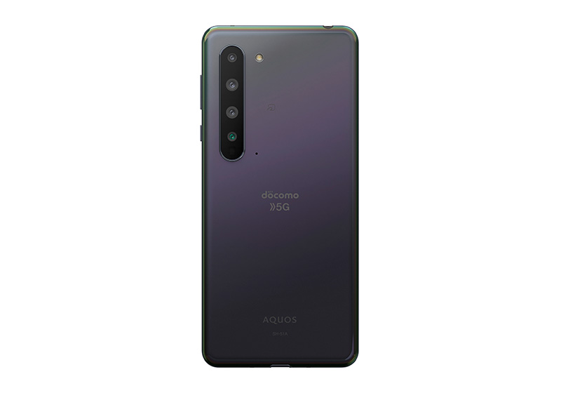 AQUOS R5G SH-51A ブラックレイ 背面外観