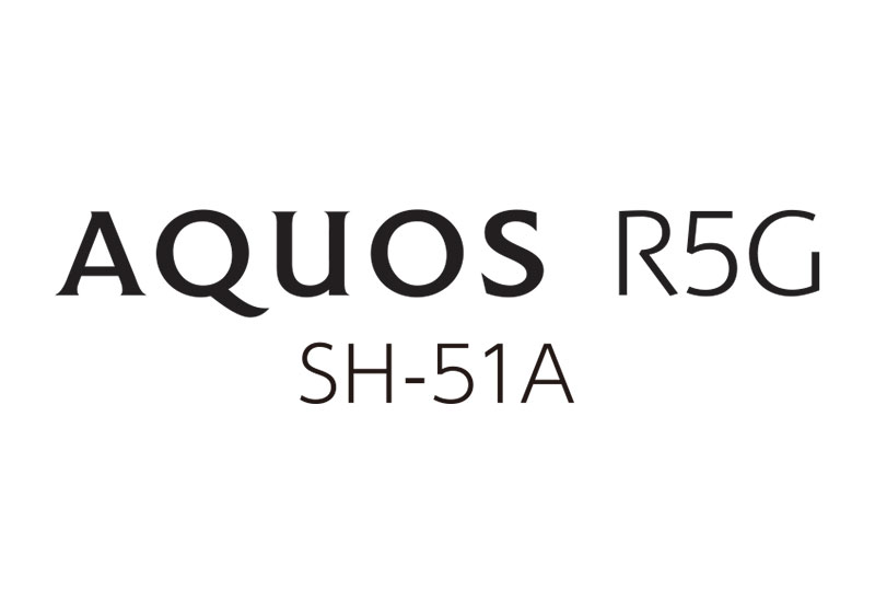 AQUOS R5G SH-51A ロゴ