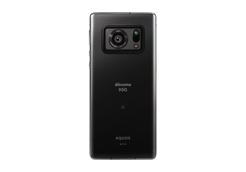 AQUOS R6 SH-51B ブラック 背面外観