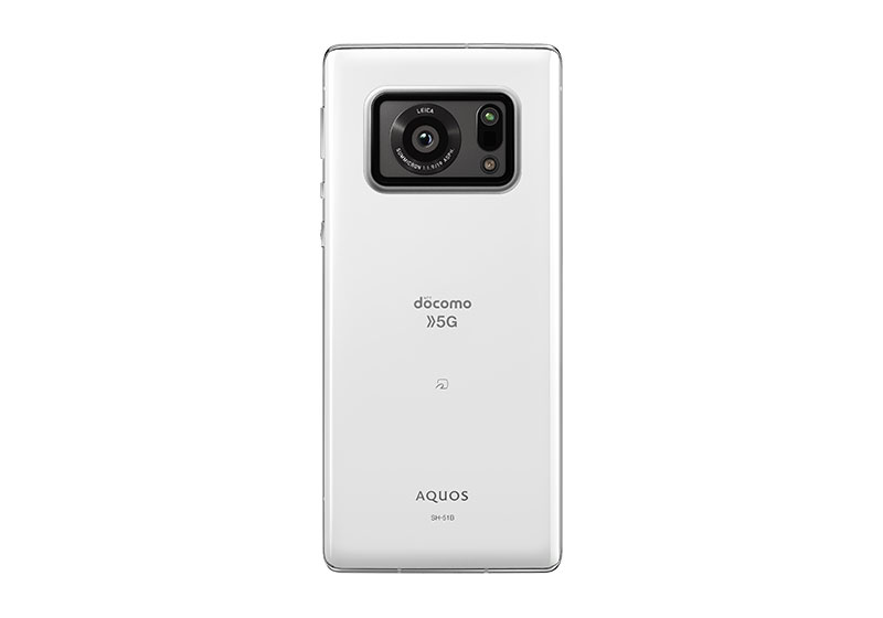 AQUOS R6 SH-51B ホワイト 背面外観