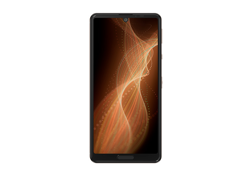 AQUOS sense5G SH-53A ライトカッパー 正面外観