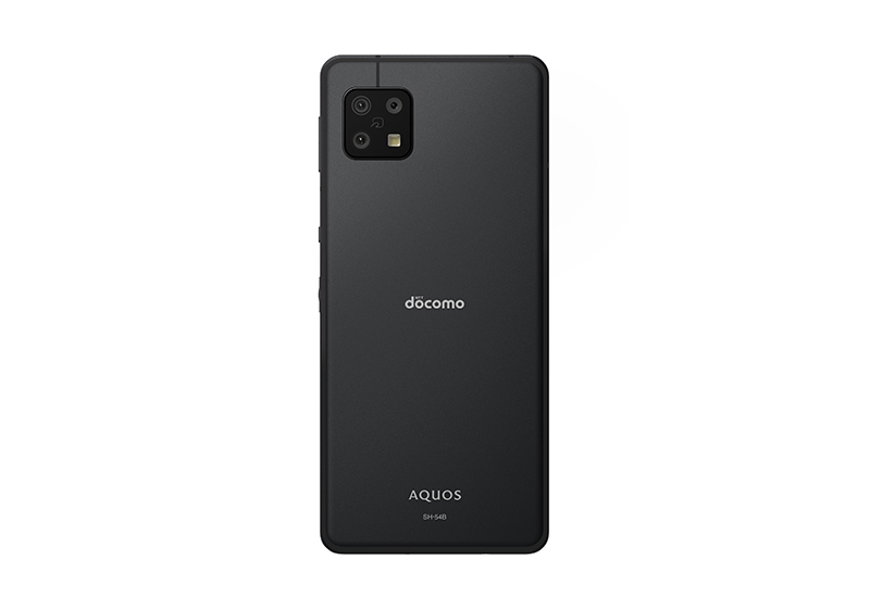 AQUOS sense6 SH-54B ブラック 背面外観