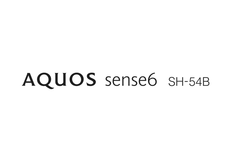 AQUOS sense6 SH-54B ロゴ 1段