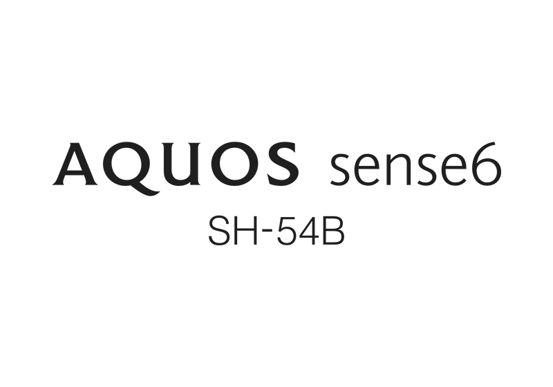 AQUOS sense6 SH-54B ロゴ 2段