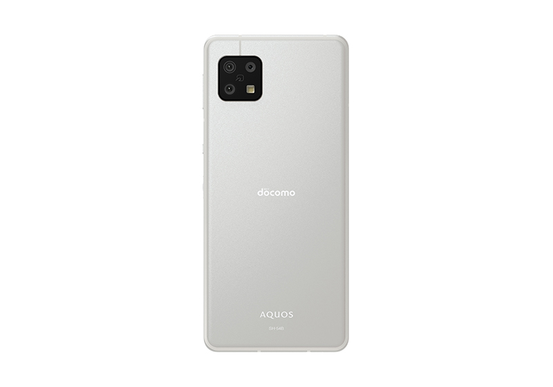 AQUOS sense6 SH-54B シルバー 背面外観