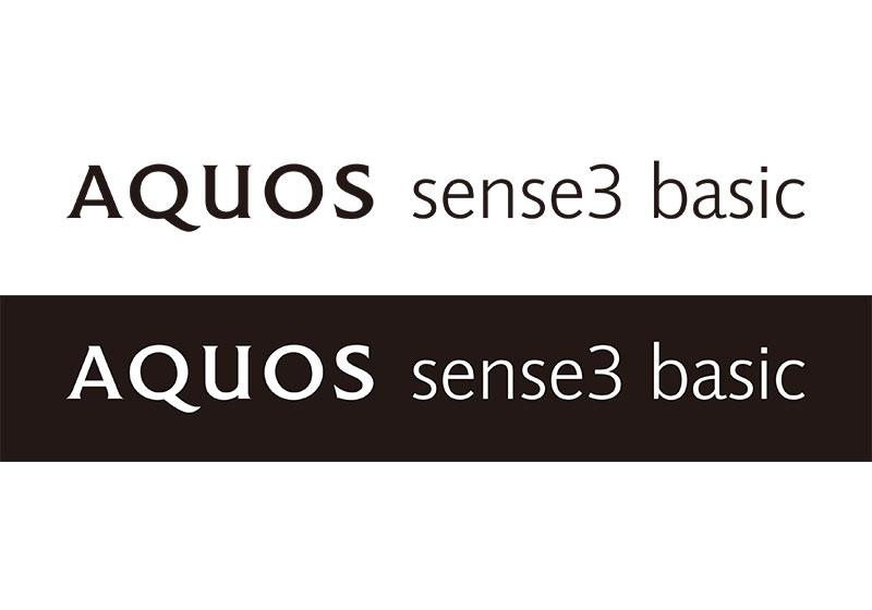 AQUOS sense3 basicロゴ