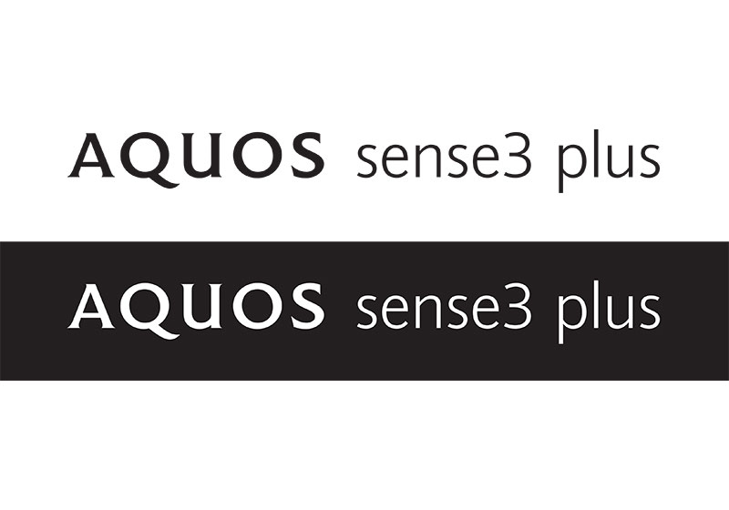 AQUOS sense3 plus ロゴ
