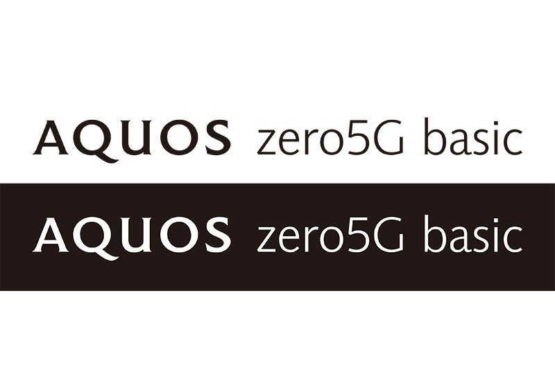 AQUOS zero5G basicロゴ