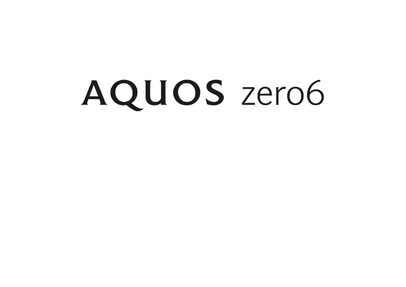 AQUOS zero6 ロゴ ホワイト