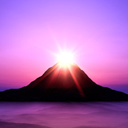 Fuji and sunrise